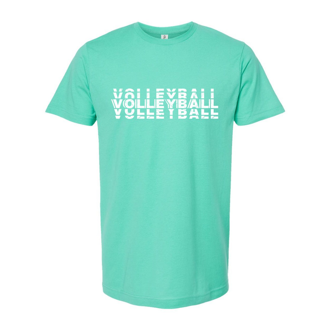 Volleyball Repeat Unisex Fine Jersey T-Shirt - T-Shirts - Positively Sassy - Volleyball Repeat Unisex Fine Jersey T-Shirt