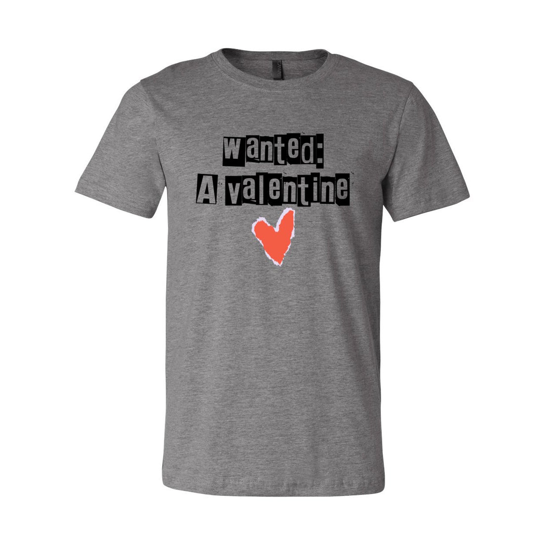 Wanted - A Valentine Sleeve Jersey Tee - T-Shirts - Positively Sassy - Wanted - A Valentine Sleeve Jersey Tee