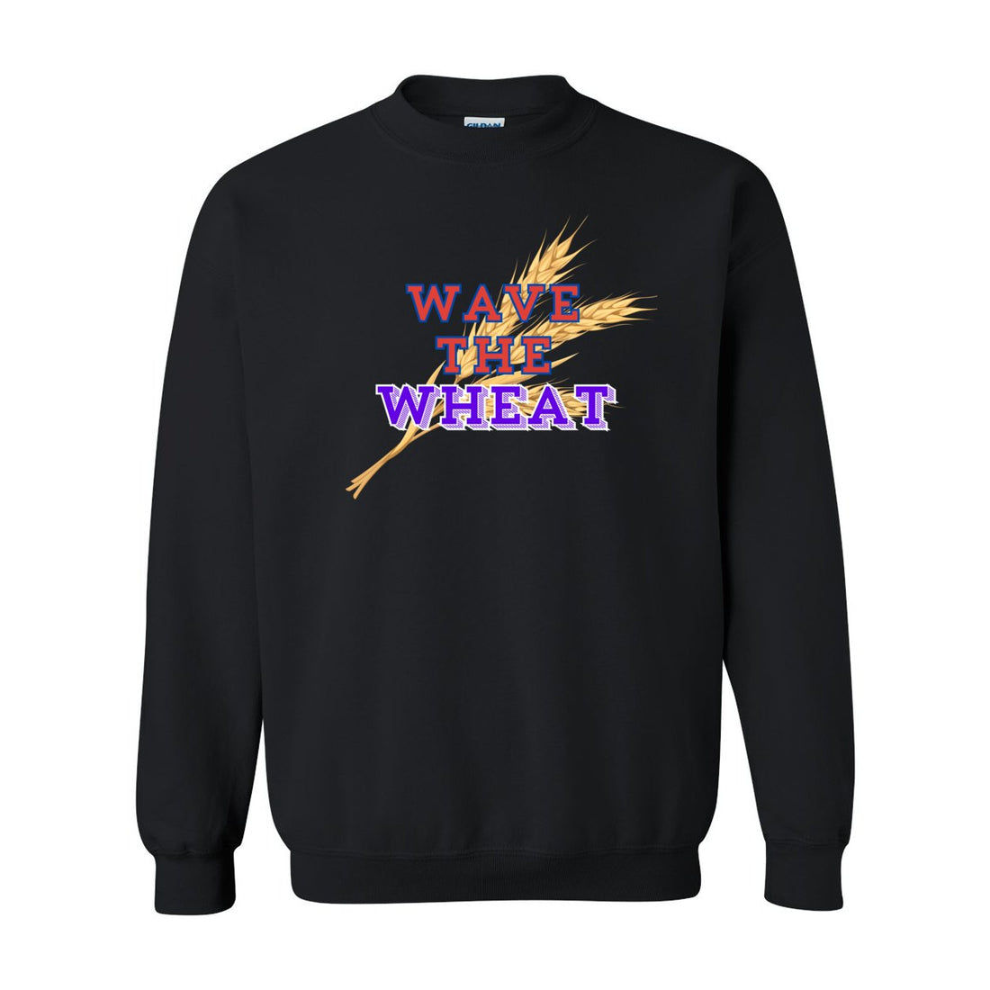 Wave The Wheat Crewneck Sweatshirt - Sweaters/Hoodies - Positively Sassy - Wave The Wheat Crewneck Sweatshirt