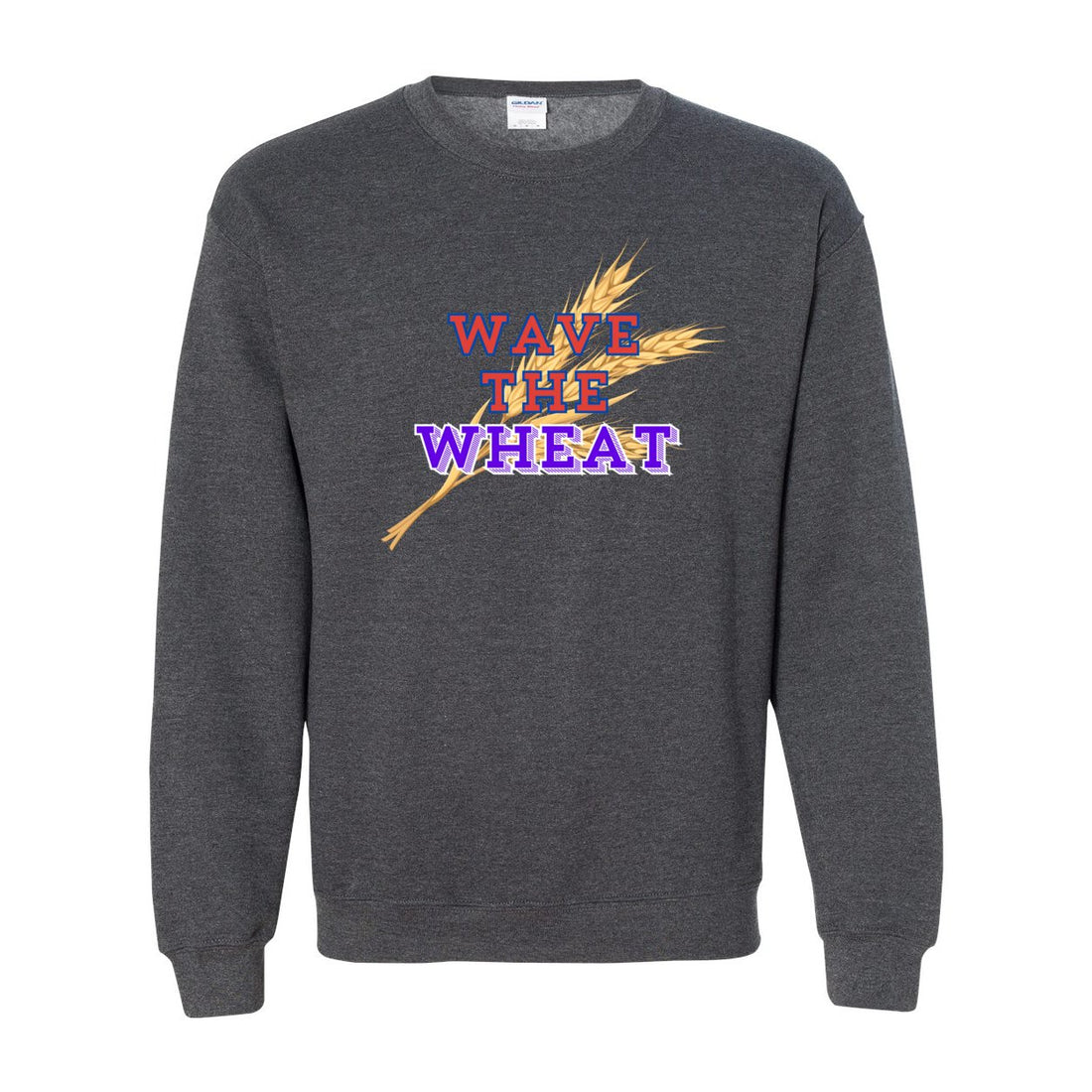 Wave The Wheat Crewneck Sweatshirt - Sweaters/Hoodies - Positively Sassy - Wave The Wheat Crewneck Sweatshirt