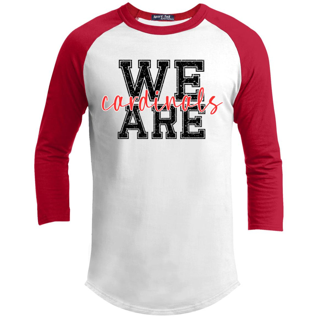 We Are Cardinals Youth 3/4 Raglan Sleeve Shirt - T-Shirts - Positively Sassy - We Are Cardinals Youth 3/4 Raglan Sleeve Shirt