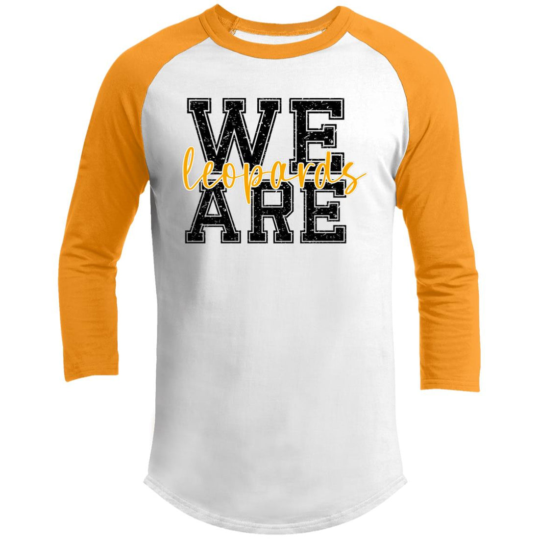 We Are Leopards 3/4 Raglan Sleeve Shirt - T-Shirts - Positively Sassy - We Are Leopards 3/4 Raglan Sleeve Shirt