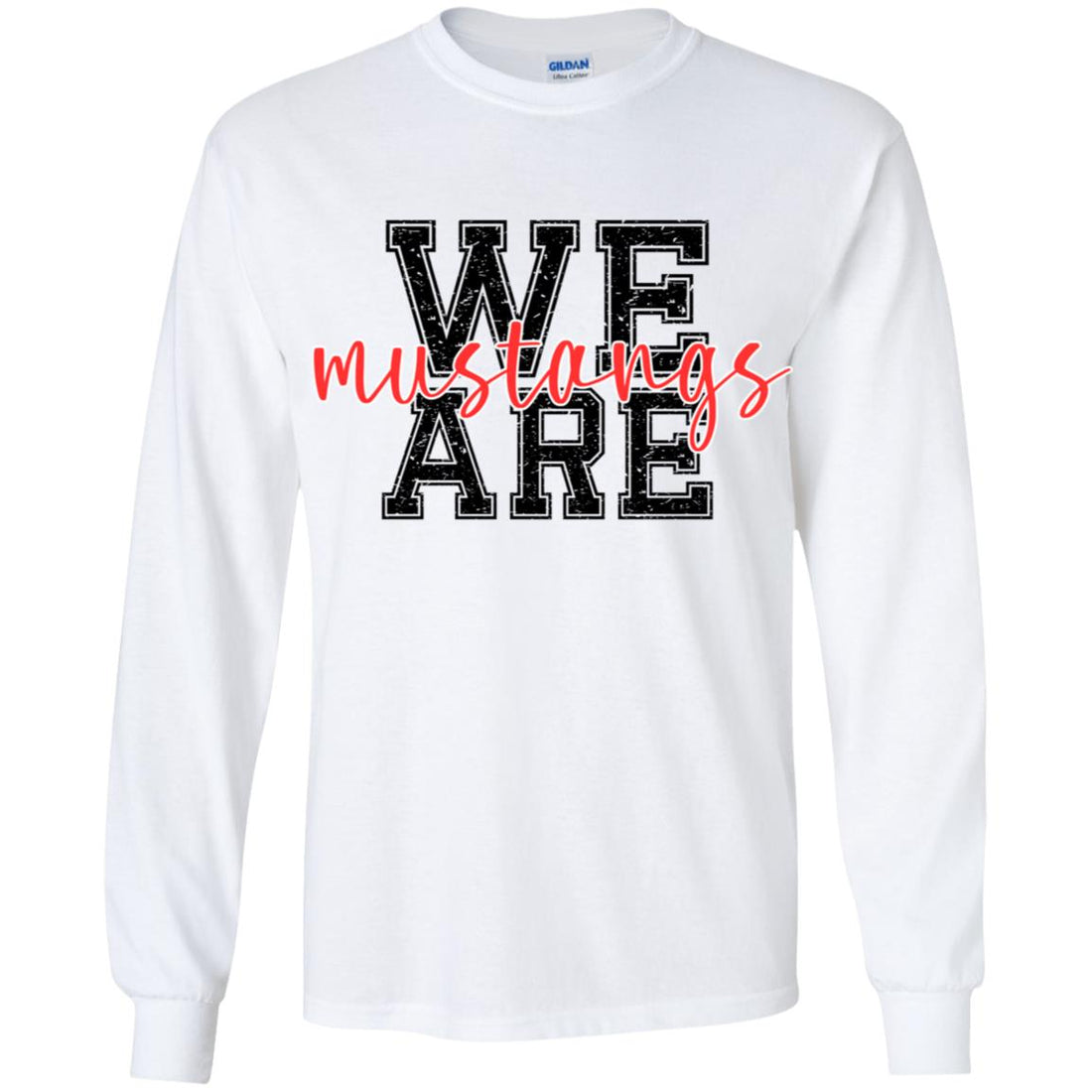 We Are Mustangs Youth LS T-Shirt - T-Shirts - Positively Sassy - We Are Mustangs Youth LS T-Shirt