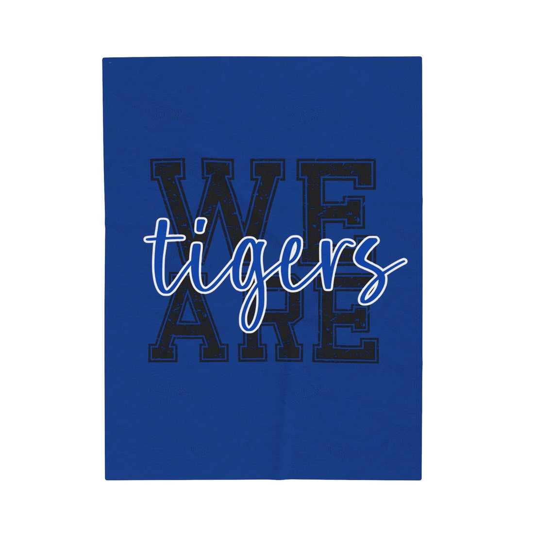 We Are Tigers Velveteen Plush Blanket - All Over Prints - Positively Sassy - We Are Tigers Velveteen Plush Blanket