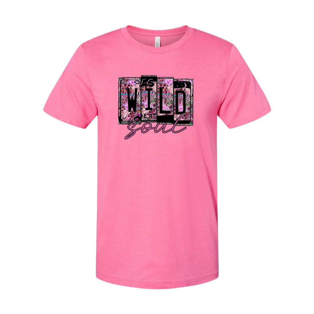 Wild Pink Soul Plates Jersey Tee - T-Shirts - Positively Sassy - Wild Pink Soul Plates Jersey Tee