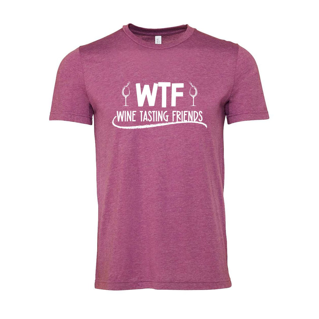 Wine Friends Short Sleeve Jersey Tee - T-Shirts - Positively Sassy - Wine Friends Short Sleeve Jersey Tee