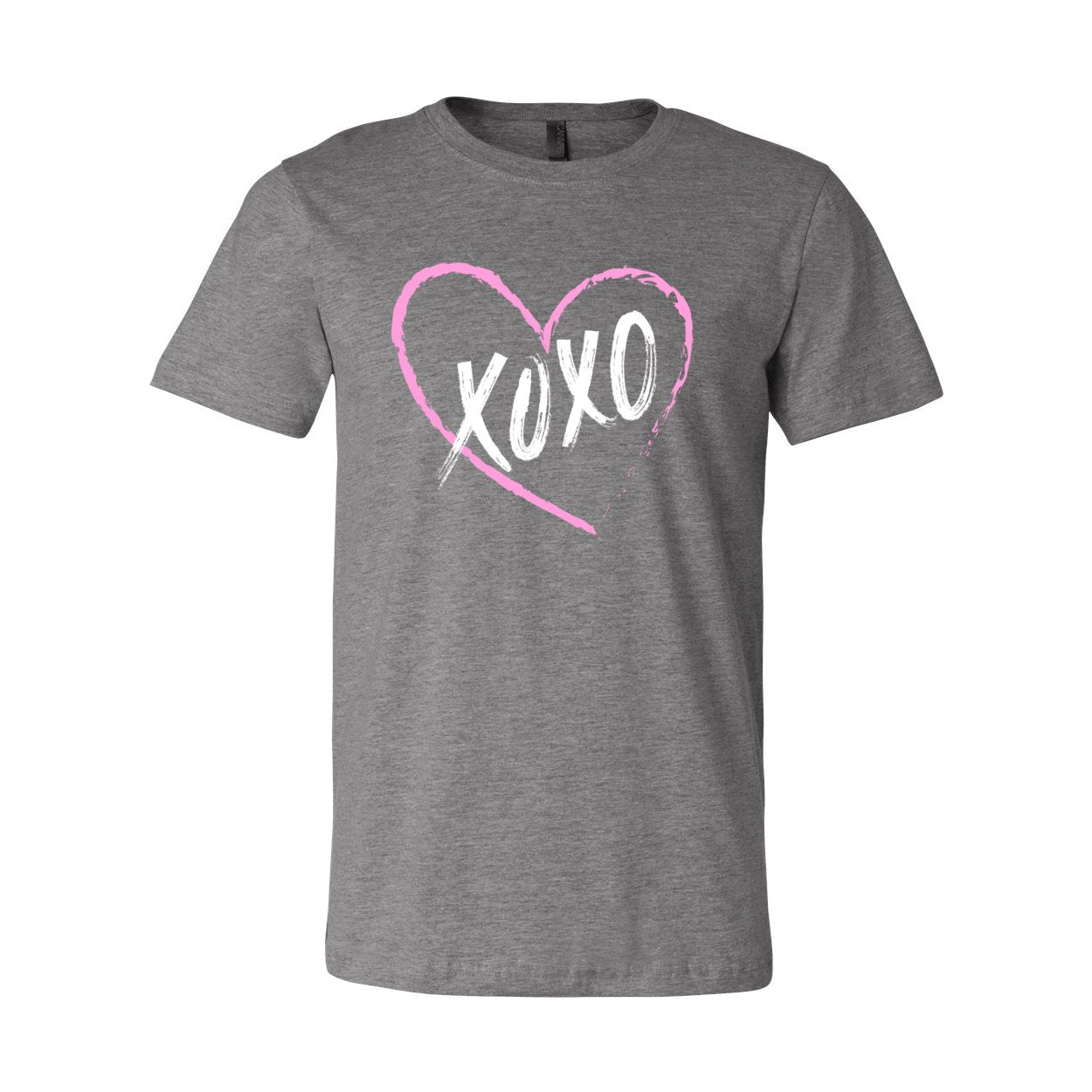 XOXO for my Heart Short Sleeve Jersey Tee - T-Shirts - Positively Sassy - XOXO for my Heart Short Sleeve Jersey Tee
