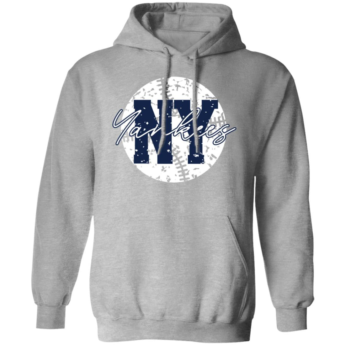 Yankees Baseball Hoodie - Sweatshirts - Positively Sassy - Yankees Baseball Hoodie