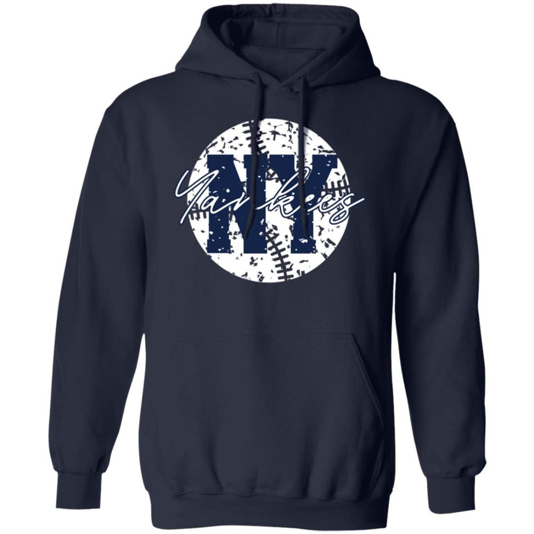 Yankees Baseball Hoodie - Sweatshirts - Positively Sassy - Yankees Baseball Hoodie