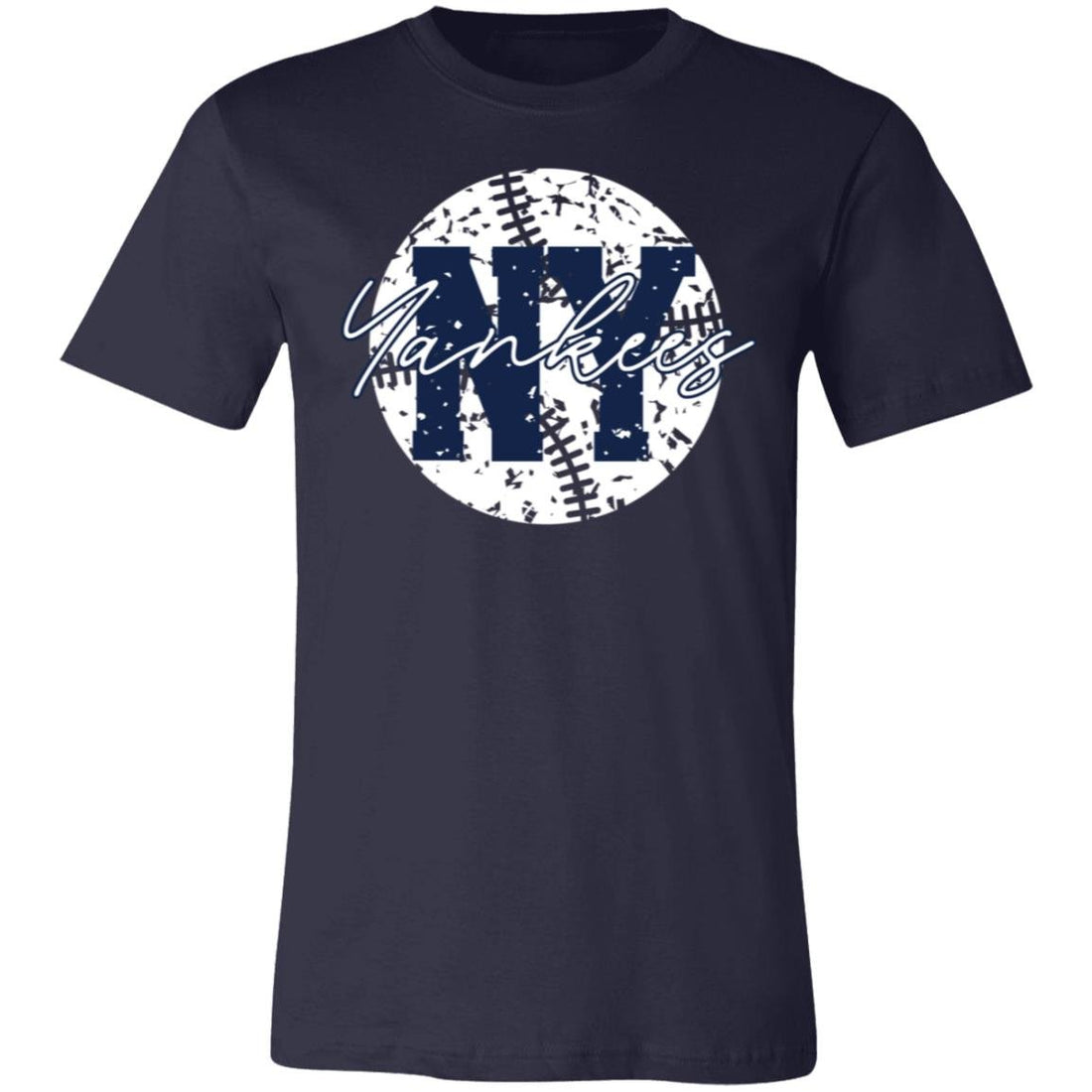 Yankees Baseball T-Shirt - T-Shirts - Positively Sassy - Yankees Baseball T-Shirt