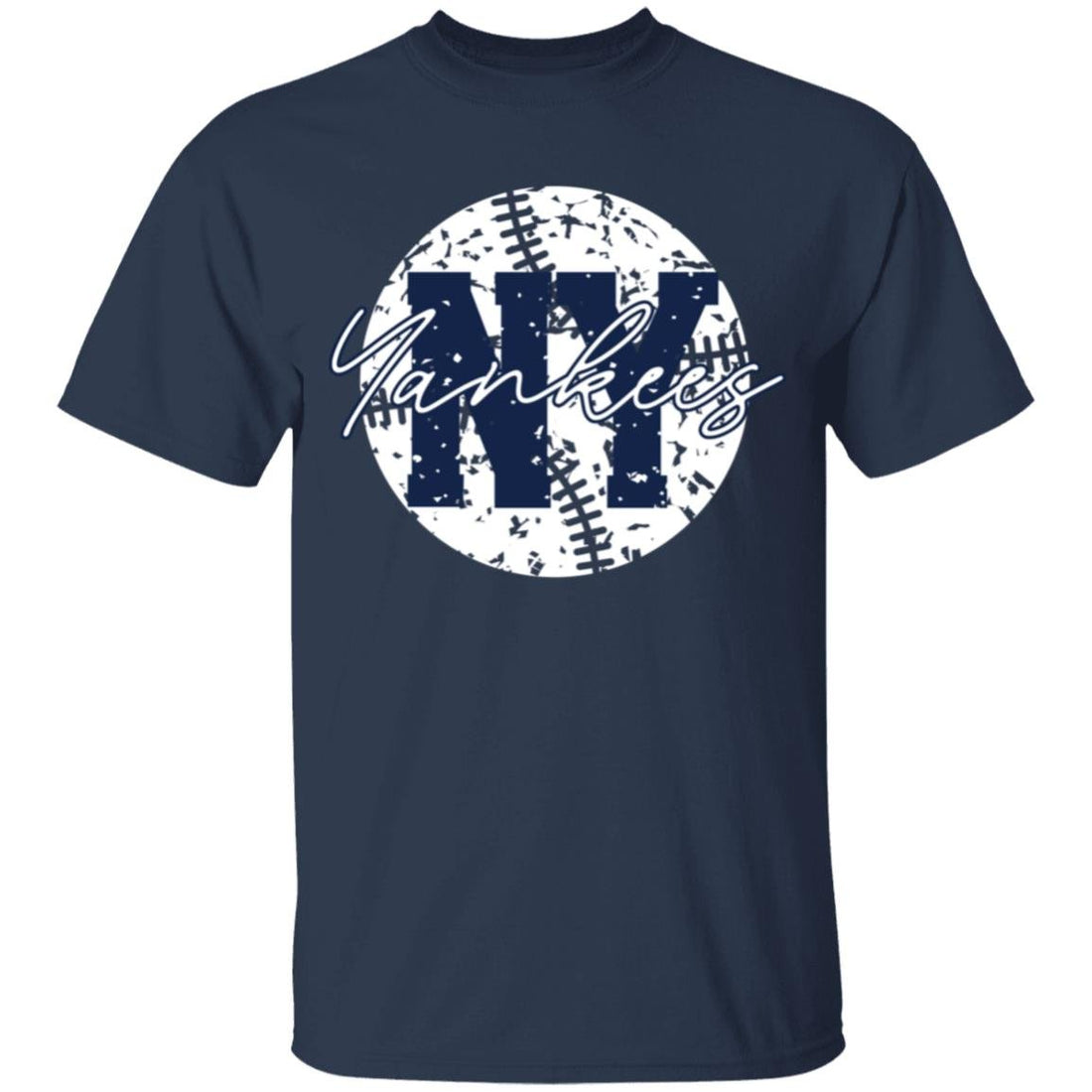 Yankees Baseball Youth T-Shirt - T-Shirts - Positively Sassy - Yankees Baseball Youth T-Shirt