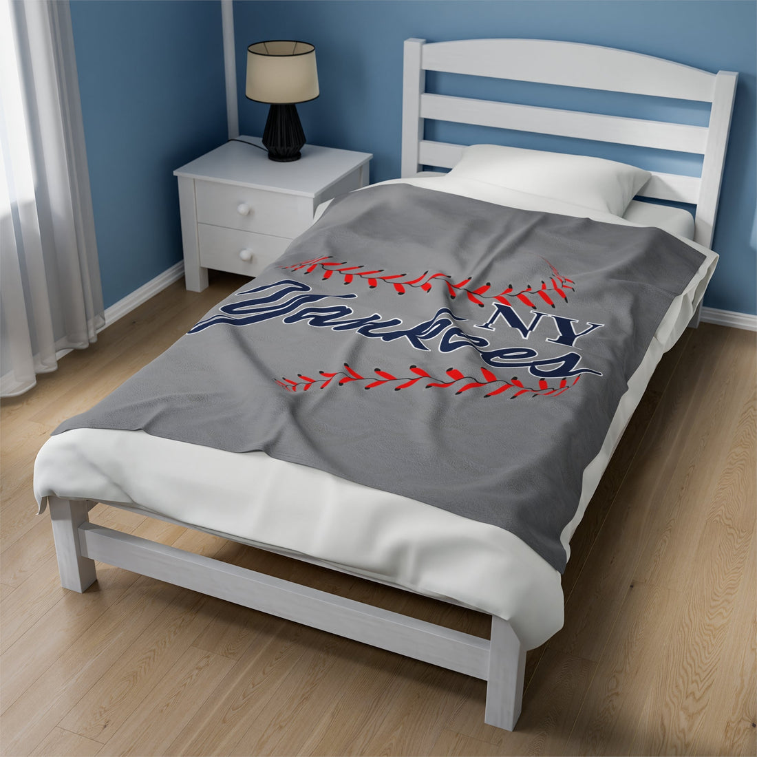 Yankees Stitches Blanket - All Over Prints - Positively Sassy - Yankees Stitches Blanket