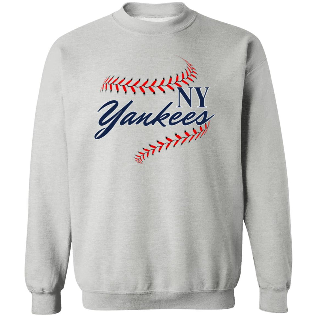 Yankees Stitches Pullover Sweatshirt - Sweatshirts - Positively Sassy - Yankees Stitches Pullover Sweatshirt