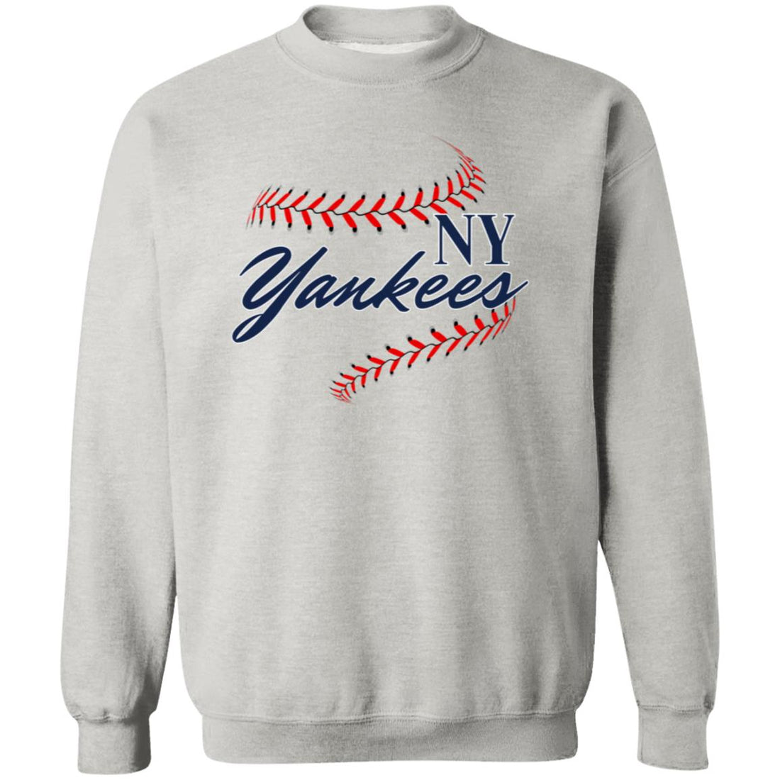 Yankees Stitches Pullover Sweatshirt - Sweatshirts - Positively Sassy - Yankees Stitches Pullover Sweatshirt