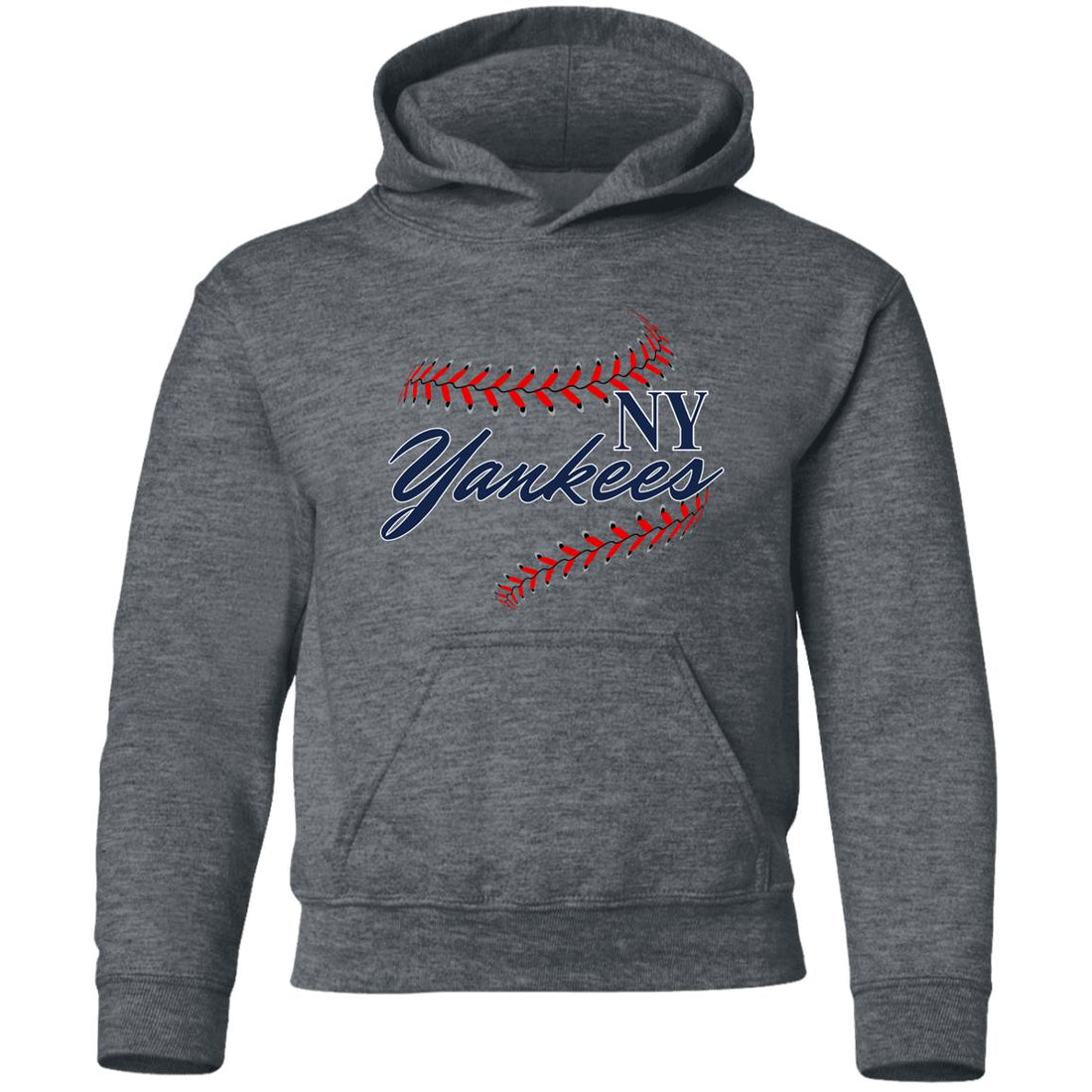 Yankees Stitches Youth Hoodie - Sweatshirts - Positively Sassy - Yankees Stitches Youth Hoodie