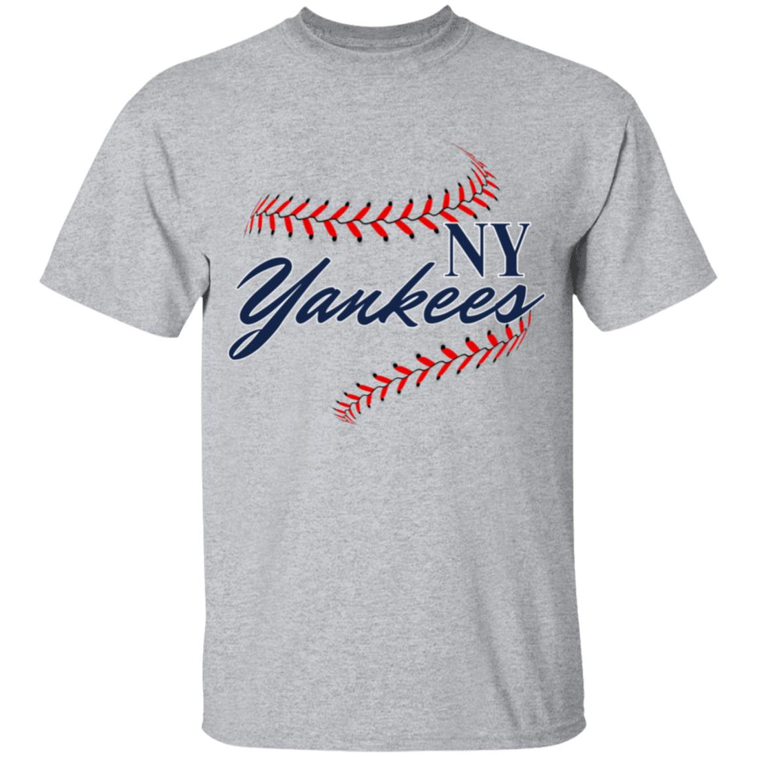 Yankees Stitches Youth T-Shirt - T-Shirts - Positively Sassy - Yankees Stitches Youth T-Shirt