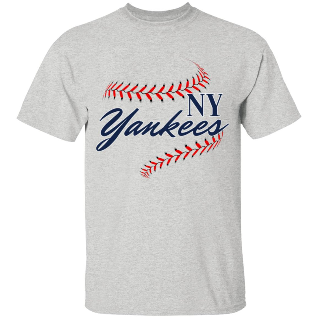 Yankees Stitches Youth T-Shirt - T-Shirts - Positively Sassy - Yankees Stitches Youth T-Shirt