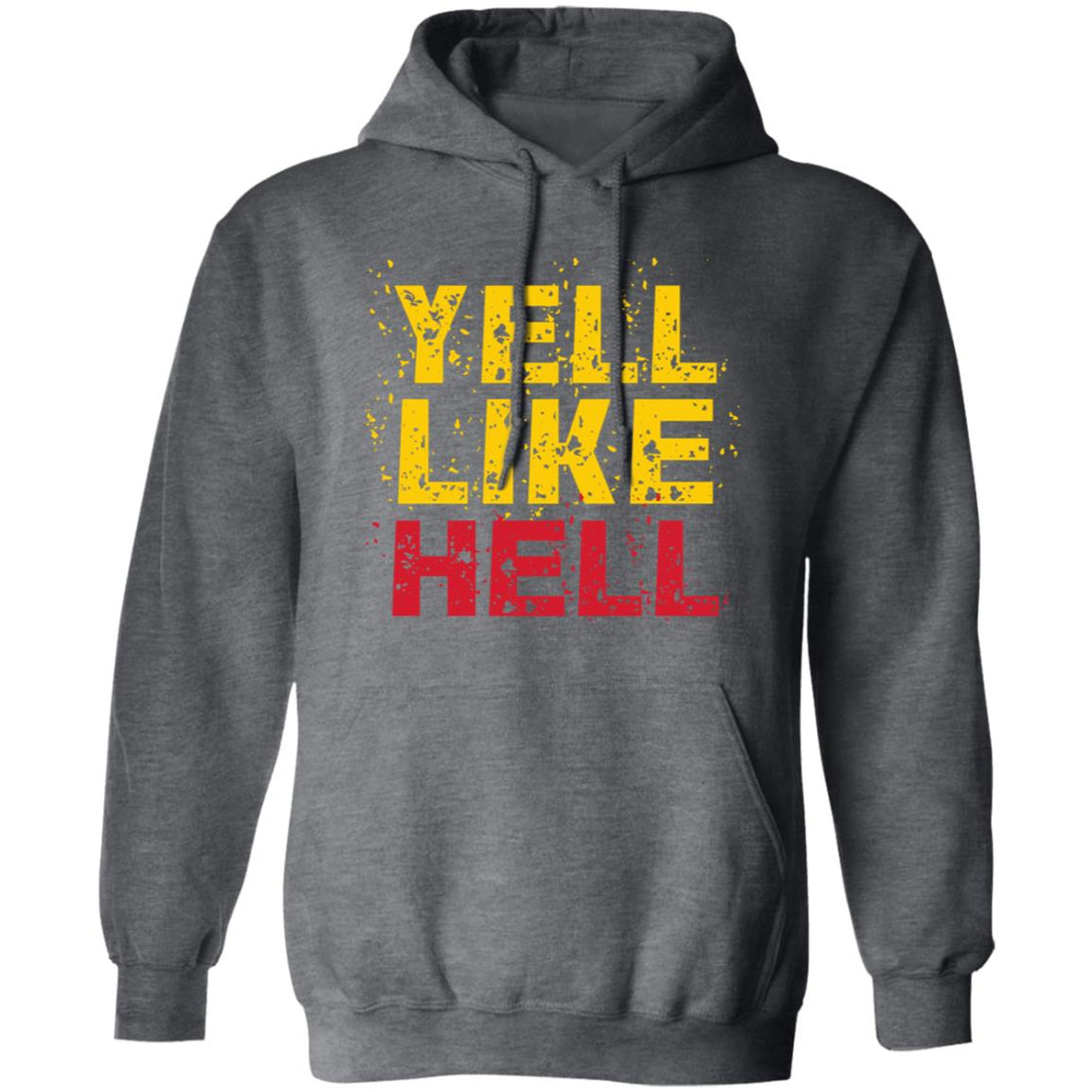 Yell Like Hell Pullover Hoodie - Sweatshirts - Positively Sassy - Yell Like Hell Pullover Hoodie