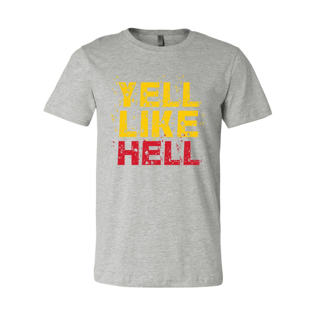 Yell Like Hell Short Sleeve Jersey Tee - T-Shirts - Positively Sassy - Yell Like Hell Short Sleeve Jersey Tee